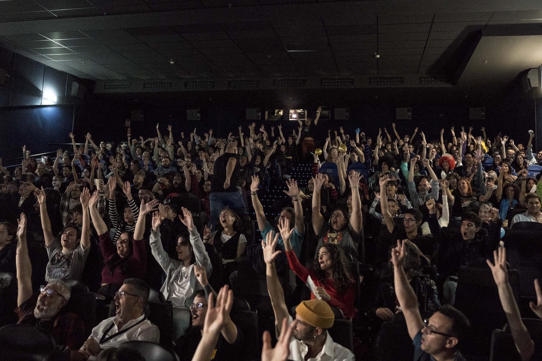 GFFF - Festival internacional de cine fantástico en Vigo Galician Freaky Film Festival - Festival internacional de cine fantástico - Sala de cine chea de público en Vigo gozando da experiencia do GFFF, membro da Méliès International Festivals Federation